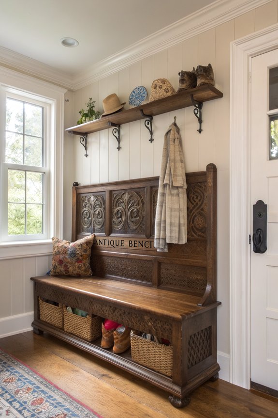 charming vintage bench options