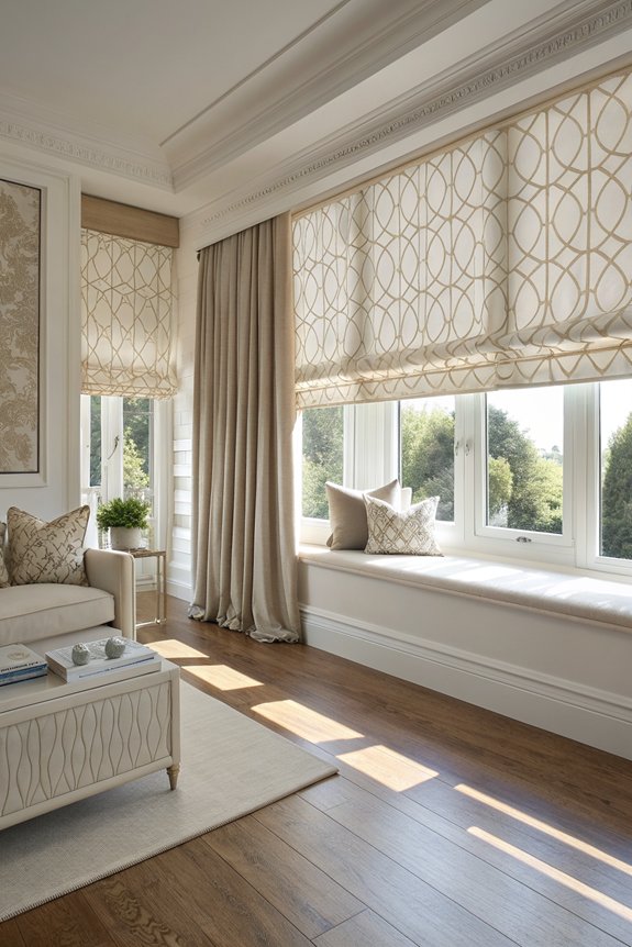 chic tailored window coverings