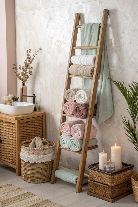 clever hand towel storage