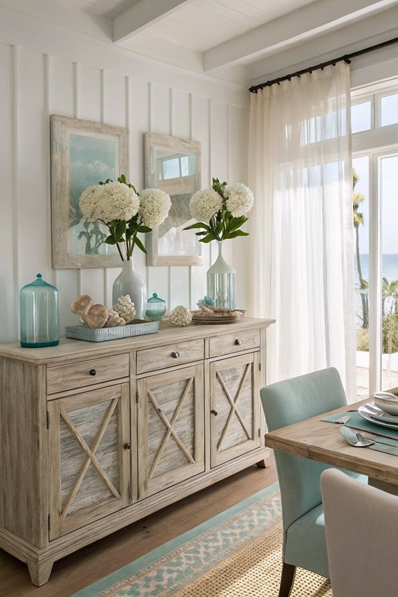 coastal dining room elegance