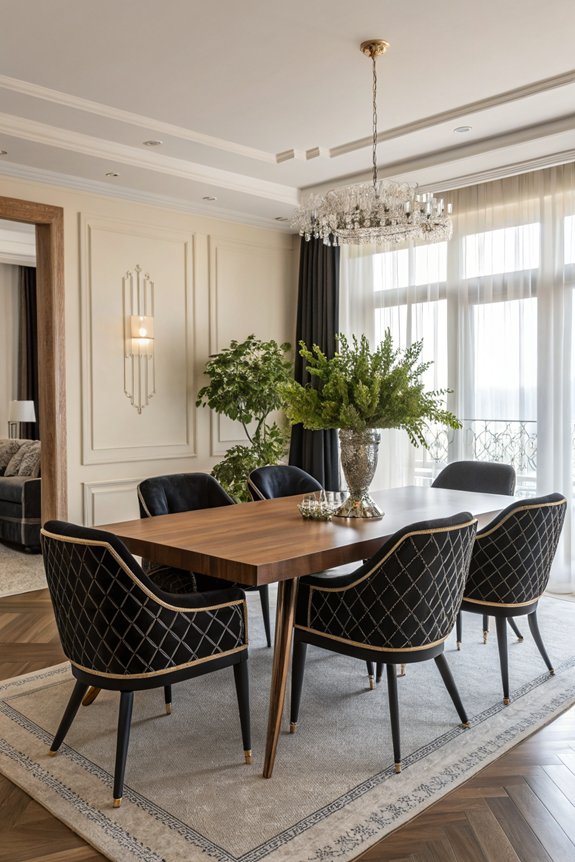 cohesive black dining chairs