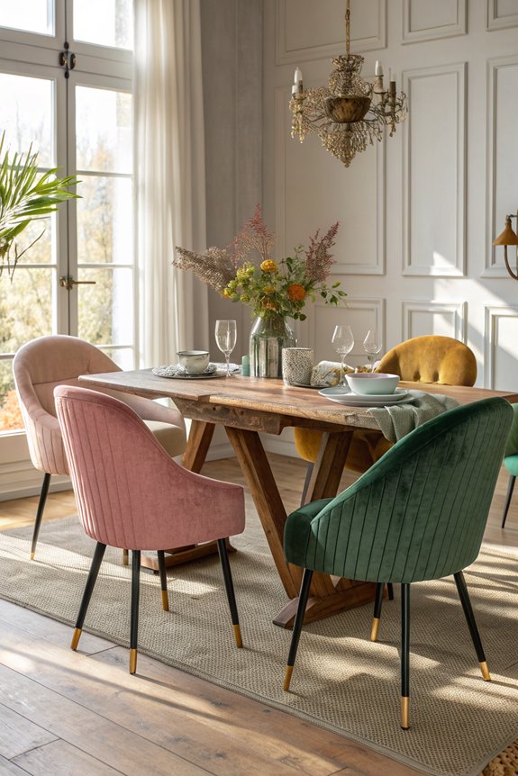 cohesive dining chair colors