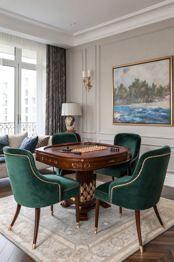 cohesive game table colors