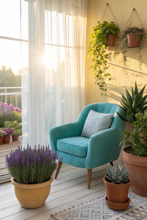 color influences sunroom atmosphere