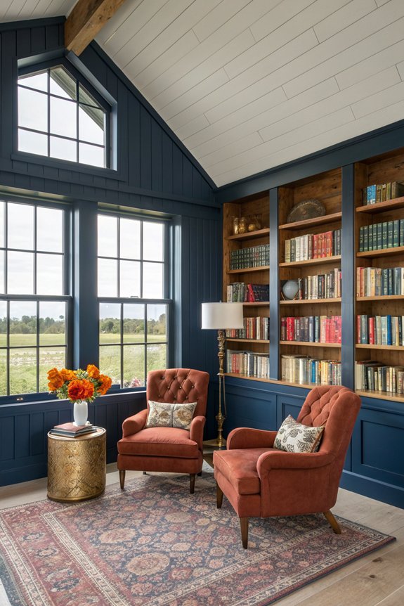 colorful accent wall ideas