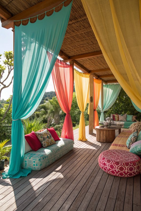 colorful canopy design ideas