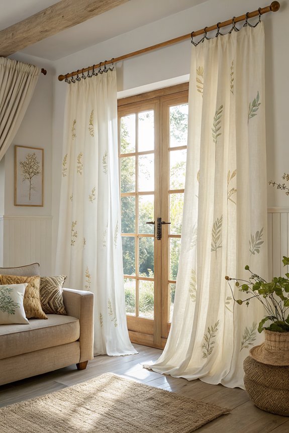comfortable breathable cotton curtains
