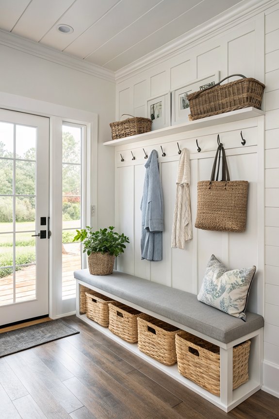 comfortable storage bench solution