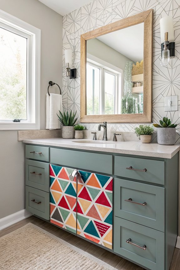 contact paper vanity update