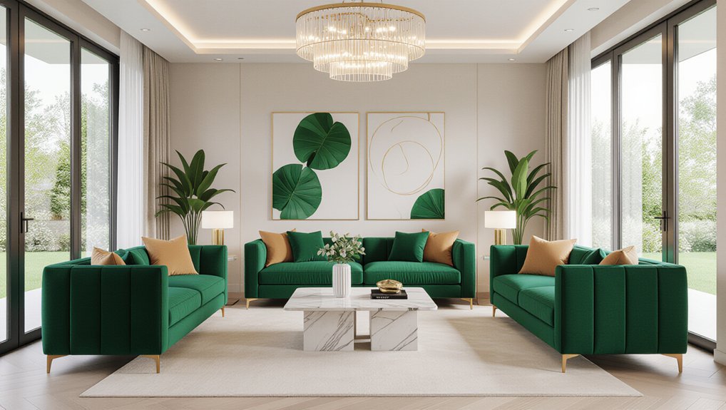 contemporary elegant living spaces