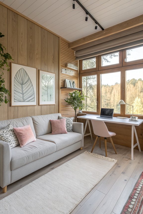 couch enhanced productivity workspace design