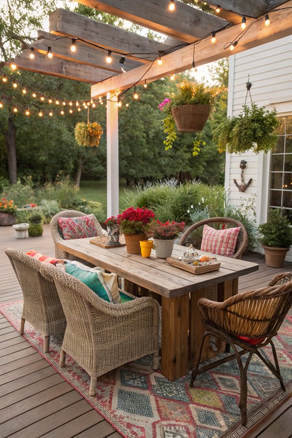 cozy budget friendly seating area