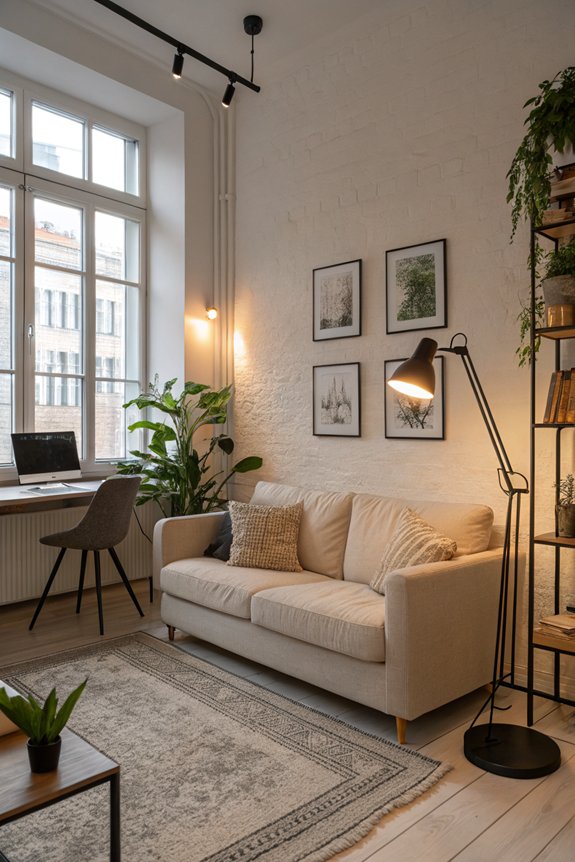 cozy couch lighting ideas