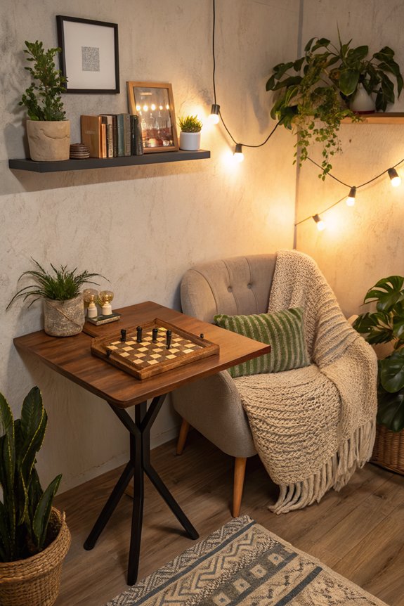 cozy gaming in small spaces