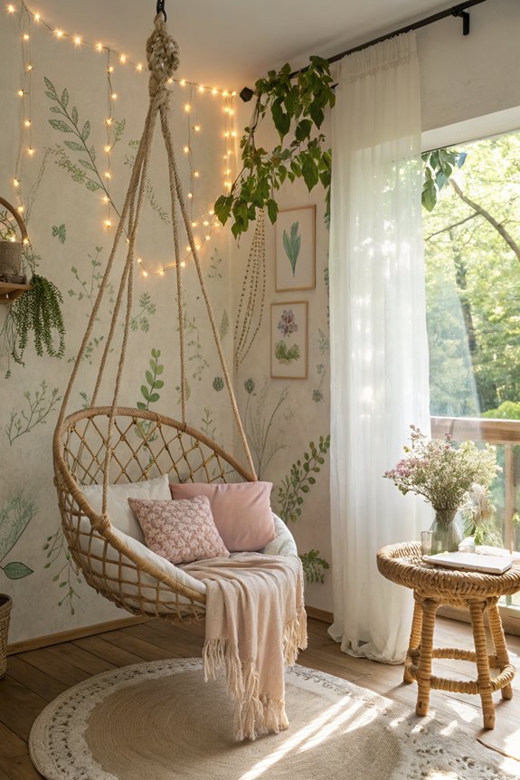cozy hammock chair retreat