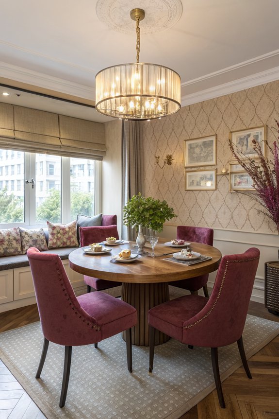 cozy intimate dining nook