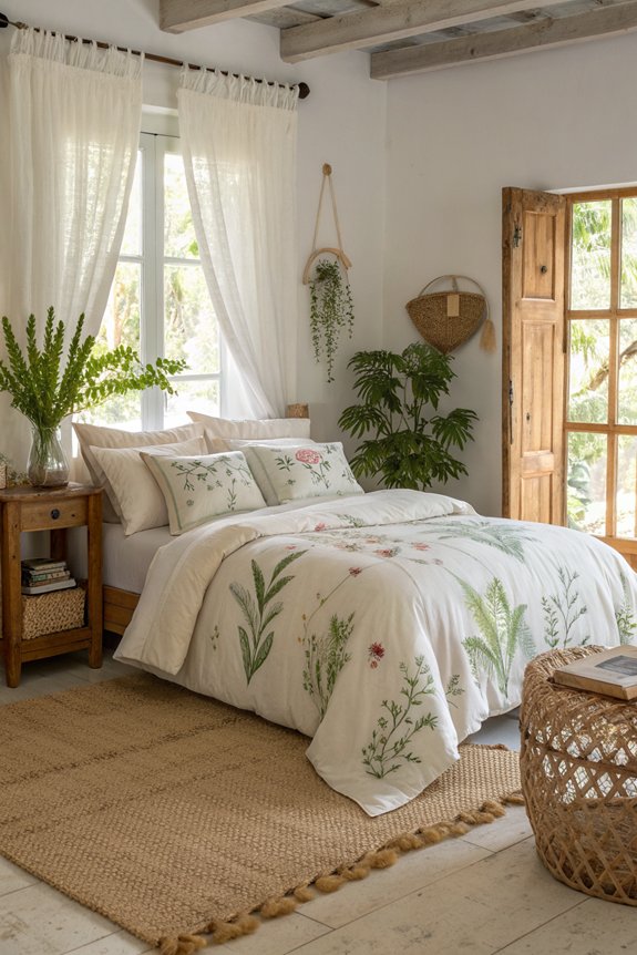 cozy layered garden textures