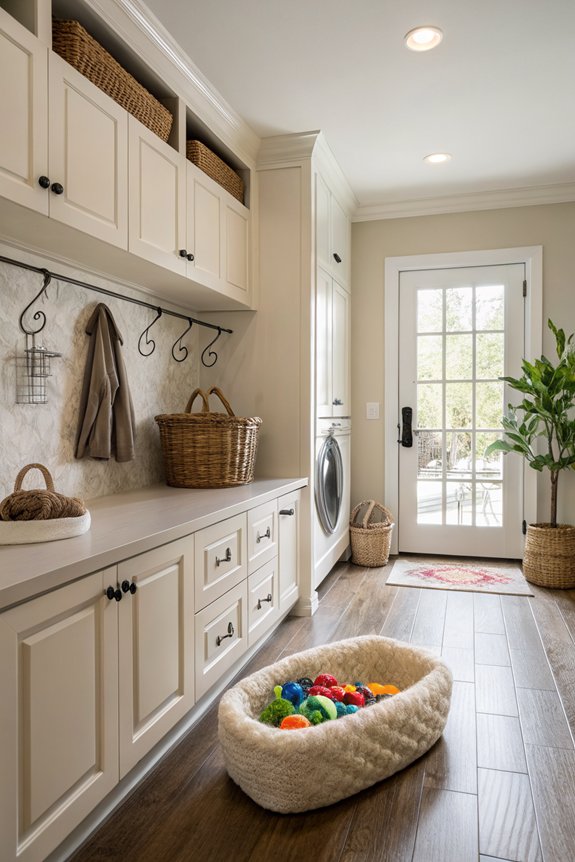 cozy pet corner setup