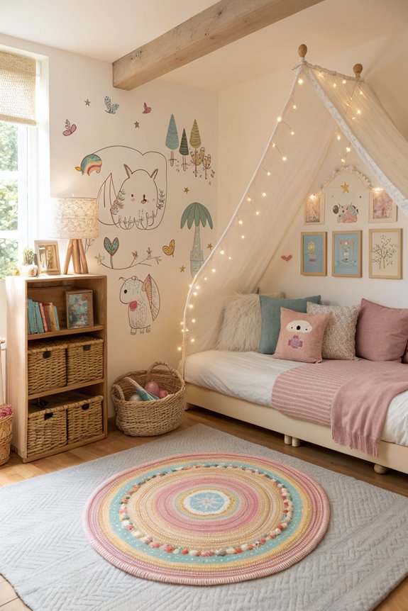 cozy play corner setup