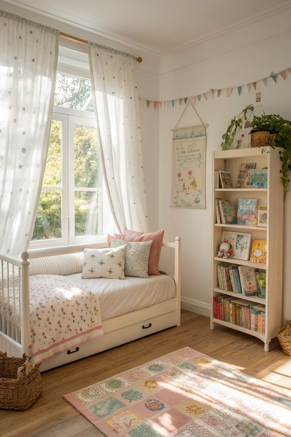 cozy reading nook setup