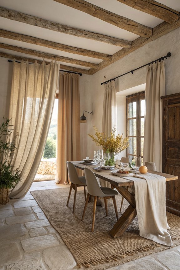 cozy rustic window treatments