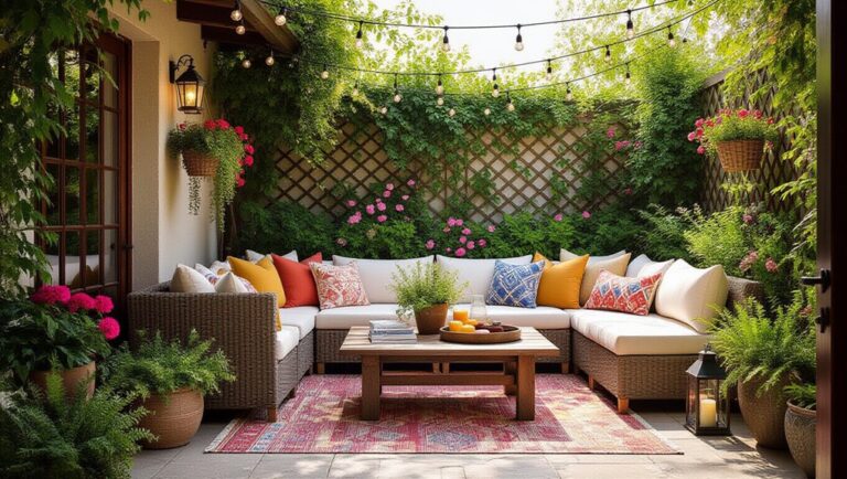 cozy small space patios