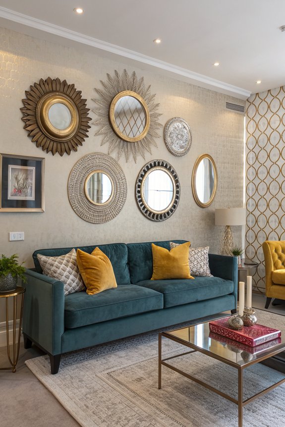 creative mirror arrangement ideas