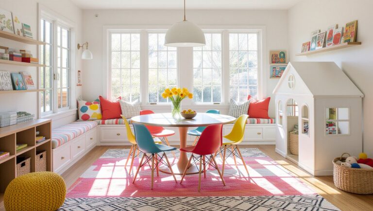 creative playroom dining designs