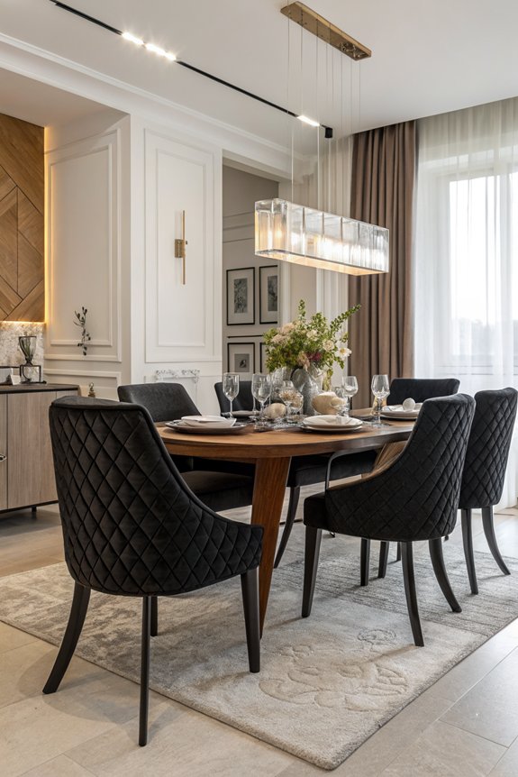 cushioned chairs enhance comfort