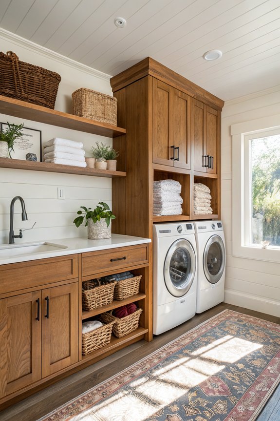 custom cabinets maximize storage