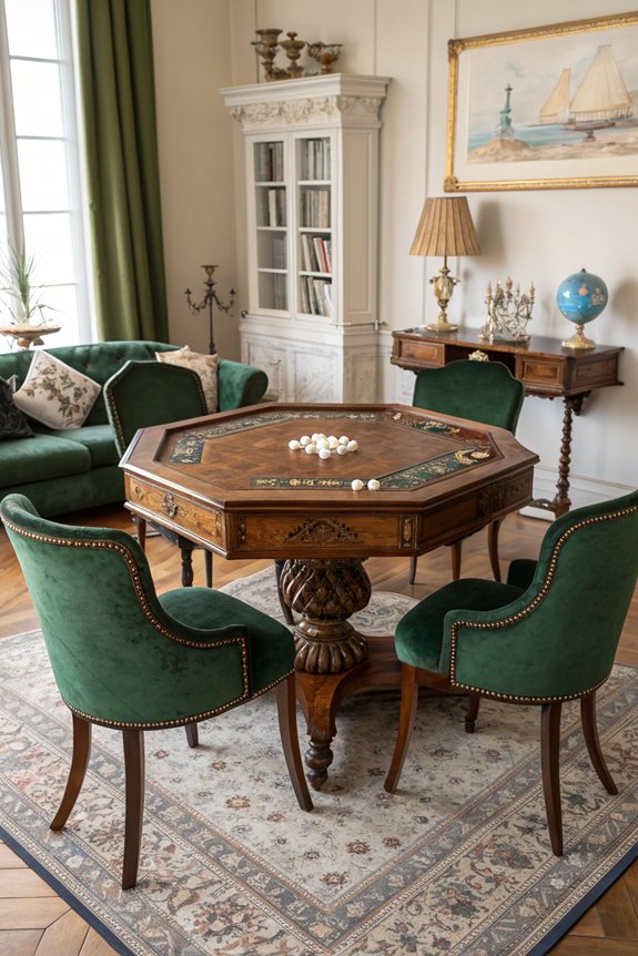 customizable antique game tables