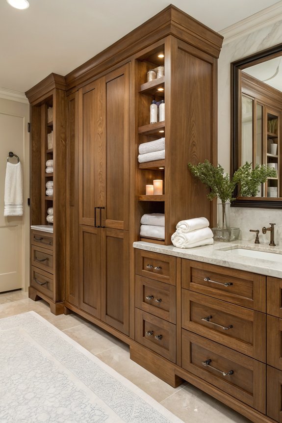 customizable bathroom storage solutions