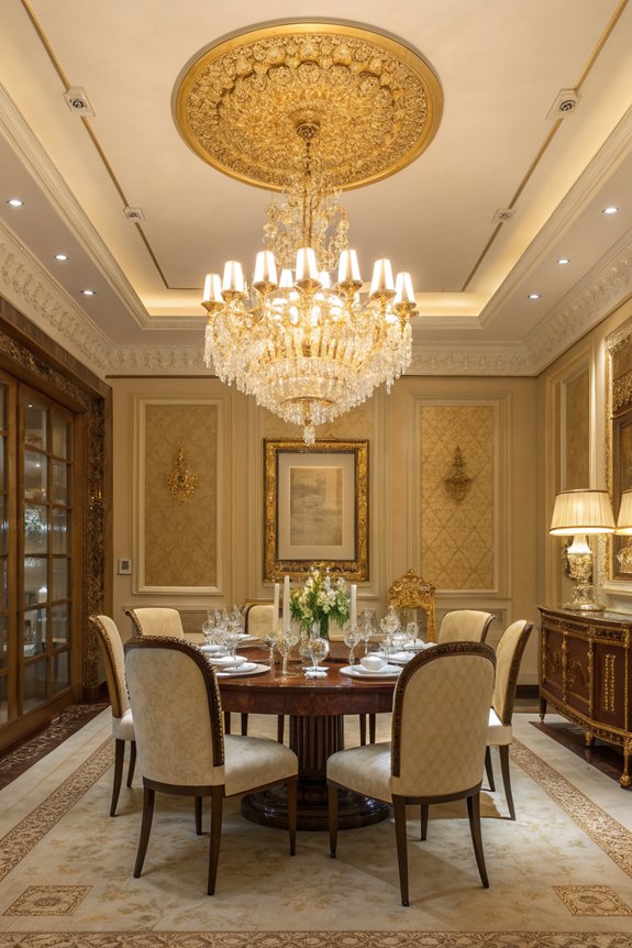 customizable gold chandelier design