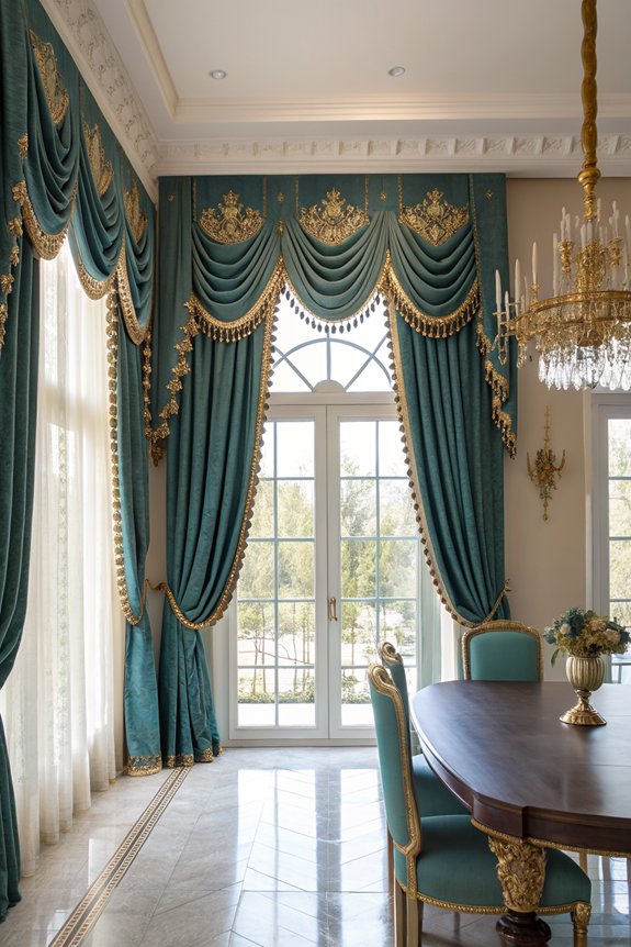 decorative window valances enhance design