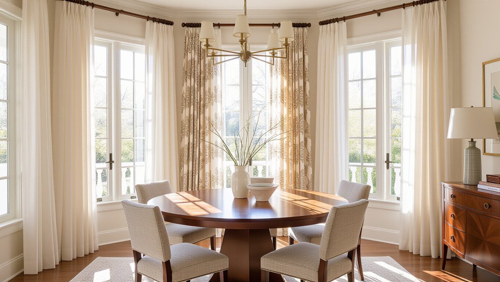 dining room curtain ideas