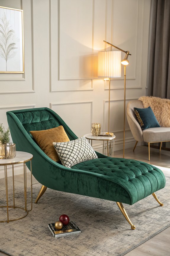 distinctive statement chaise lounges