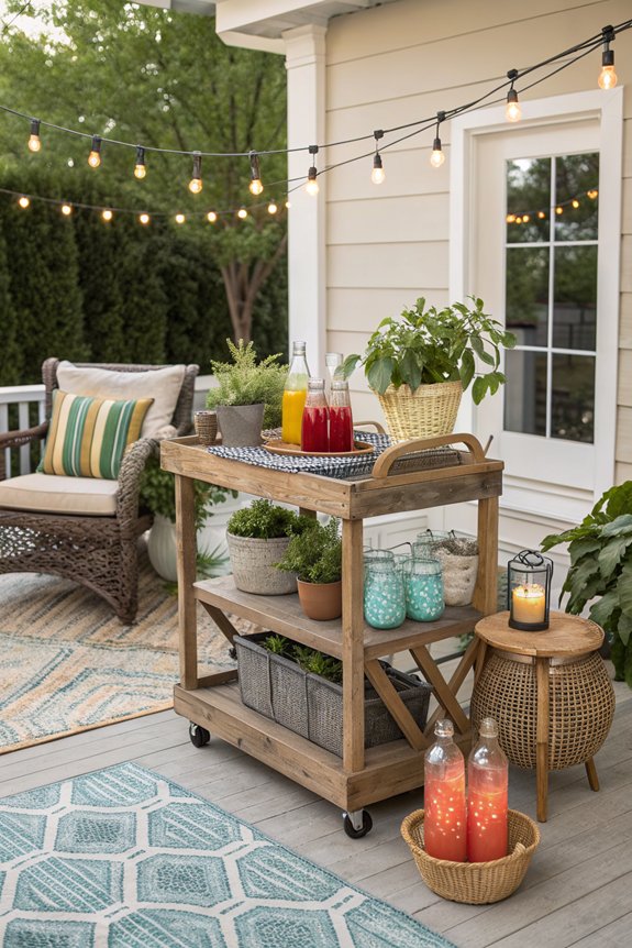 diy bar cart essentials