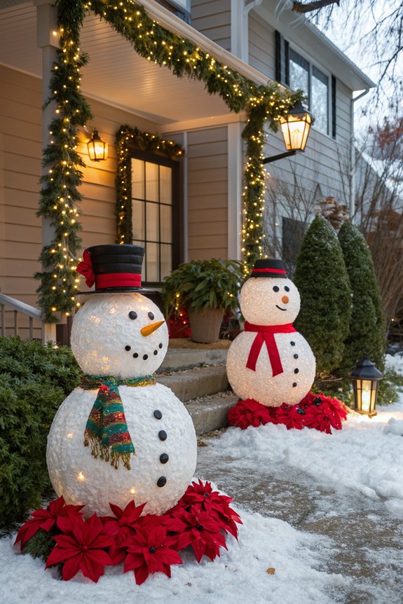 diy garden snowmen project