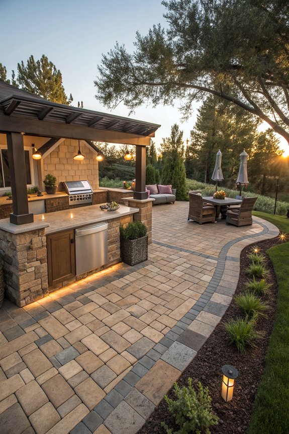 durable outdoor kitchen design