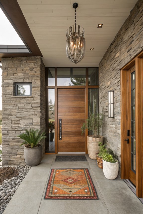 eclectic mix of materials