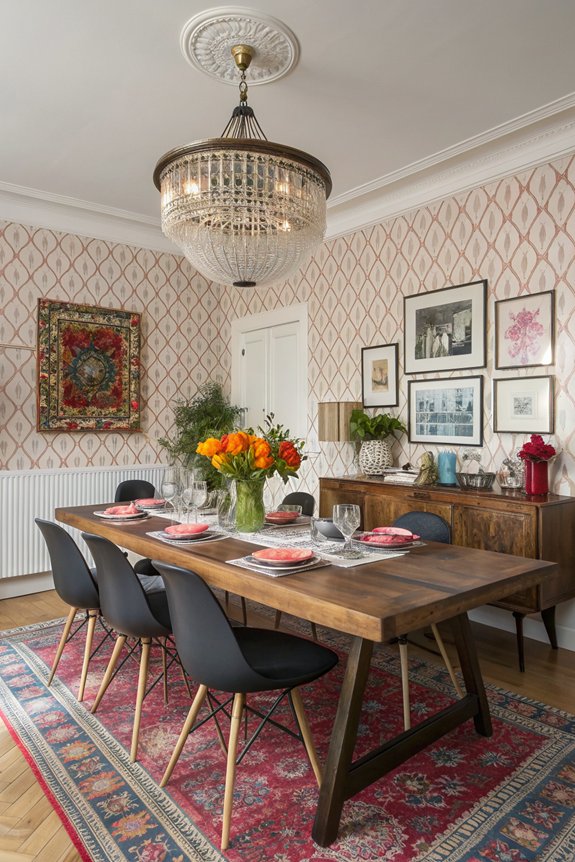 eclectic style dining rooms