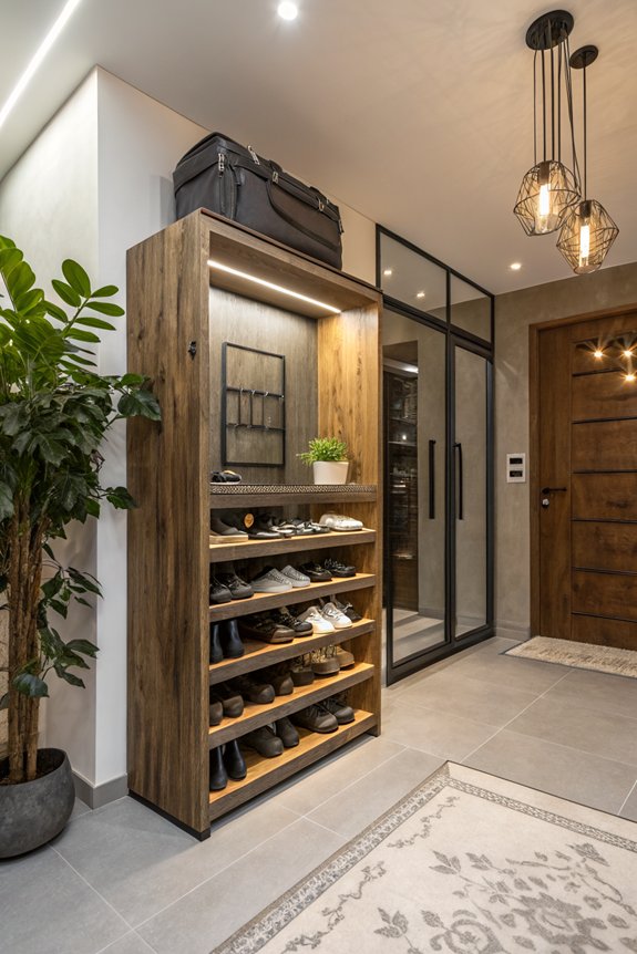 eco friendly luxury shoe rack