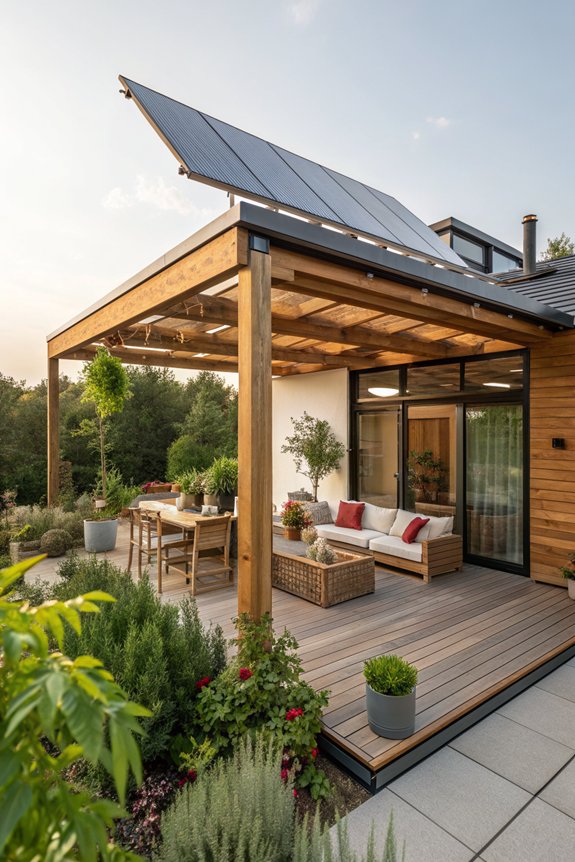 eco friendly solar panel roofs