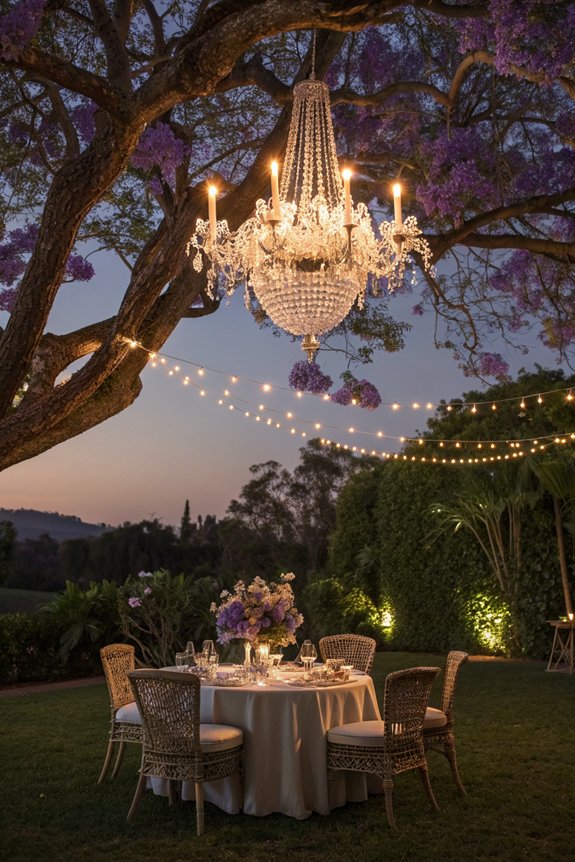 elegant outdoor chandelier ideas