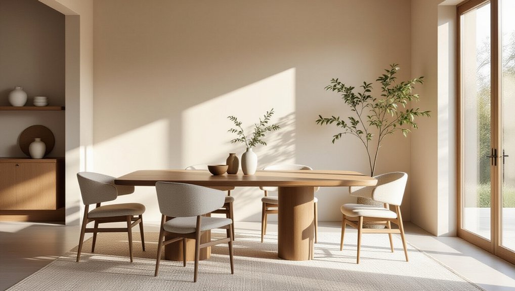 elegant simplicity in dining