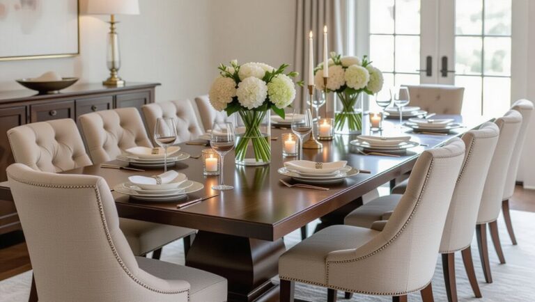 elegant tall dining tables
