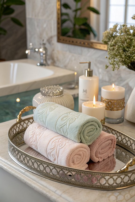 elegant towel organization ideas