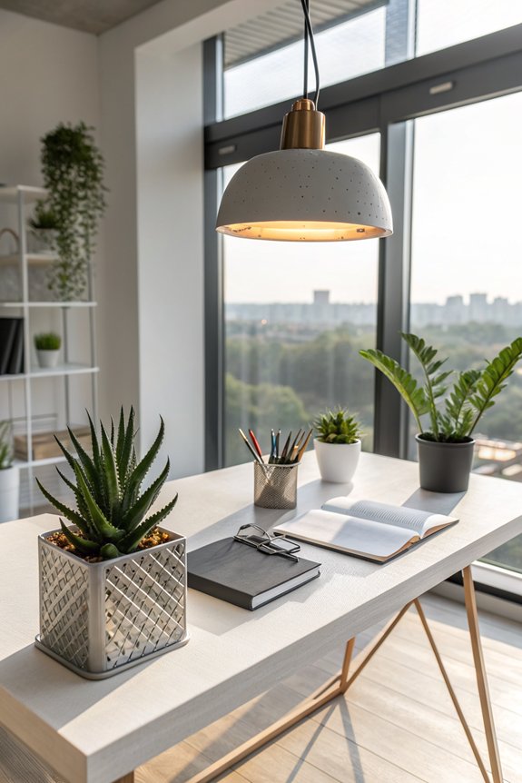 energizing workspace with lighting