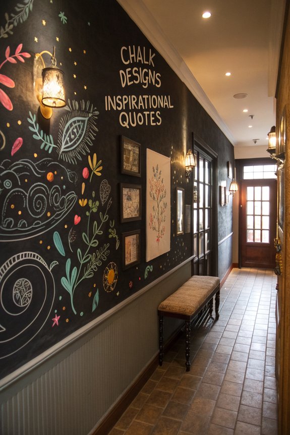 engaging chalkboard wall ideas