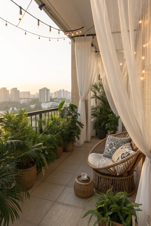 enhance balcony privacy stylishly